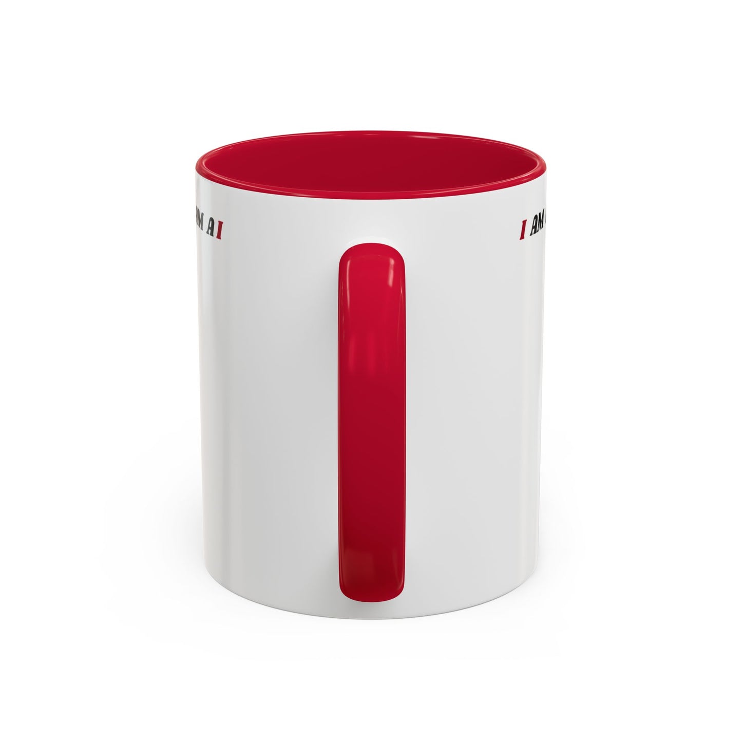 A I Red Mug