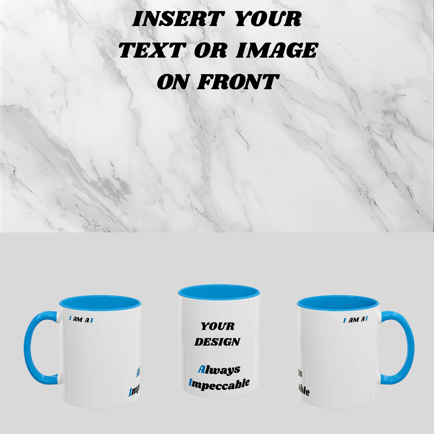 A I Light Blue Mug