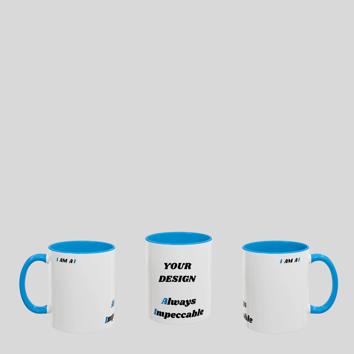 A I Light Blue Mug