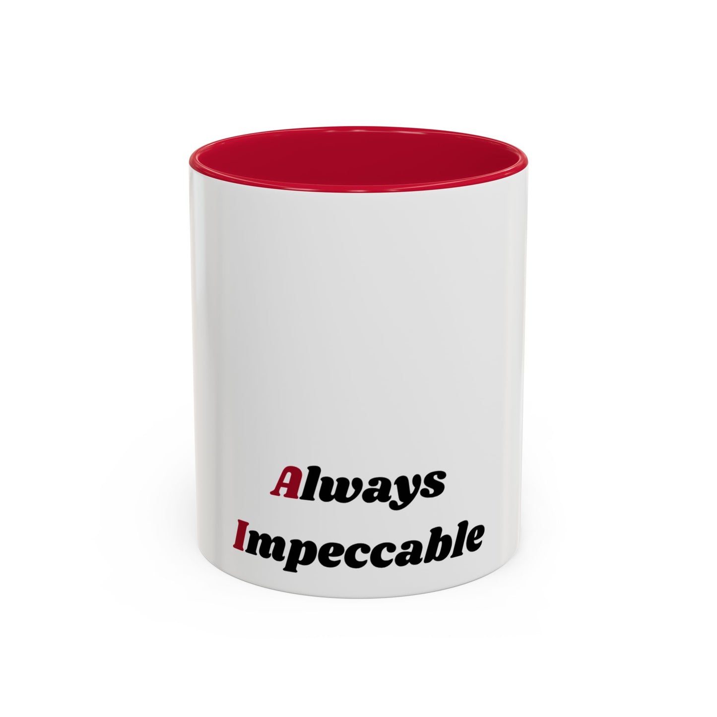 A I Red Mug