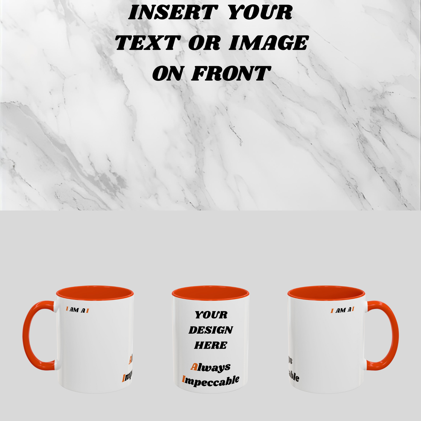 A I Orange Mug
